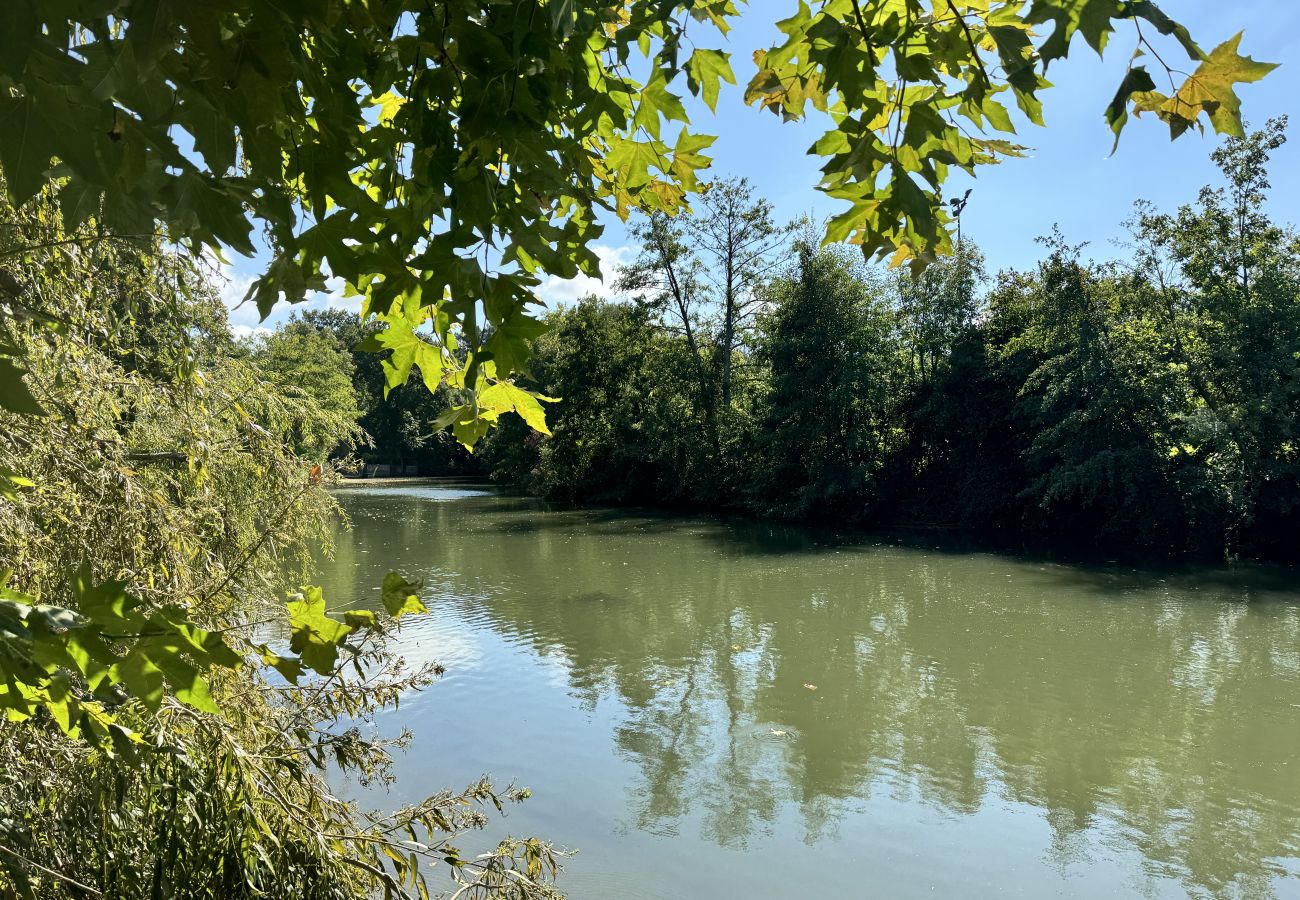 L'Huisne river in the L'Épau sector.