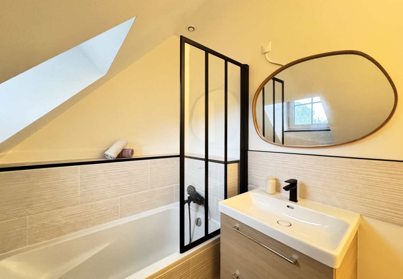 Bathroom with bath