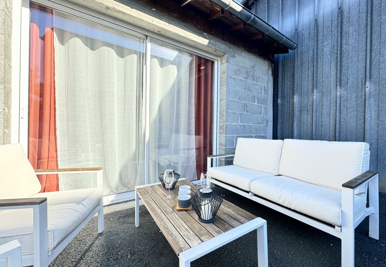 Terrasse, mobilier de jardin, détente 